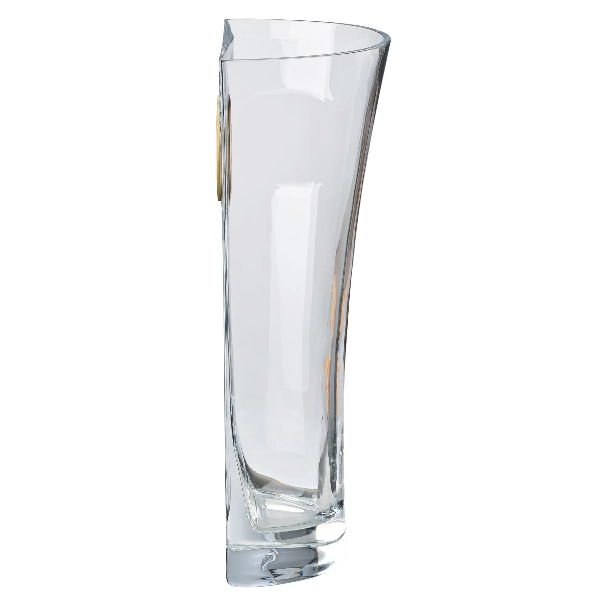 Versace Medusa Madness vase transparent, Grand modèle Versace