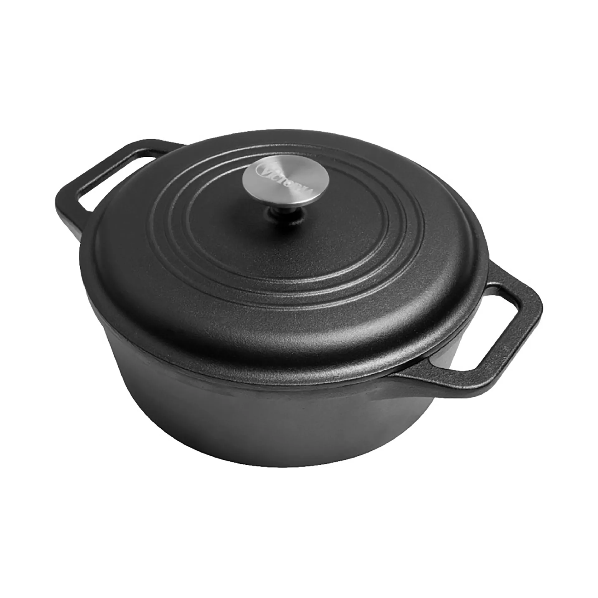 Marmite en fonte Victoria pré-assaisonnée, 6,6 L Victoria