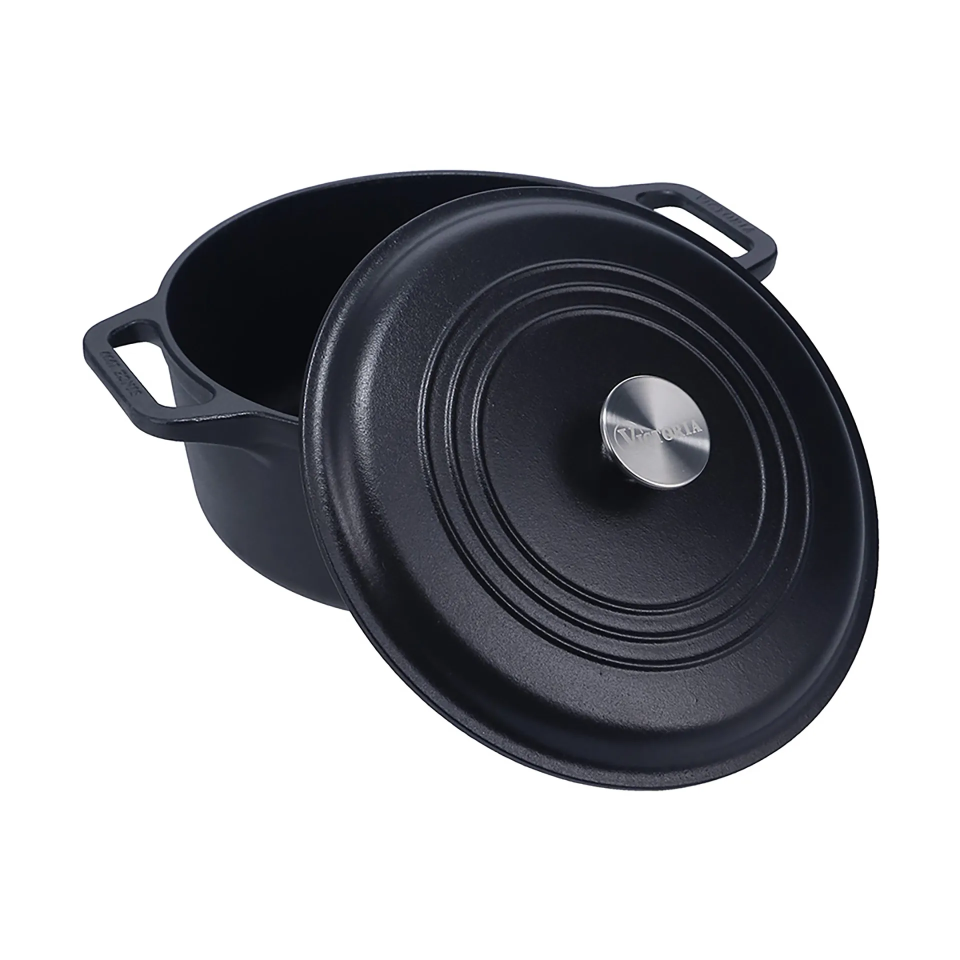 Marmite en fonte Victoria pré-assaisonnée, 6,6 L Victoria