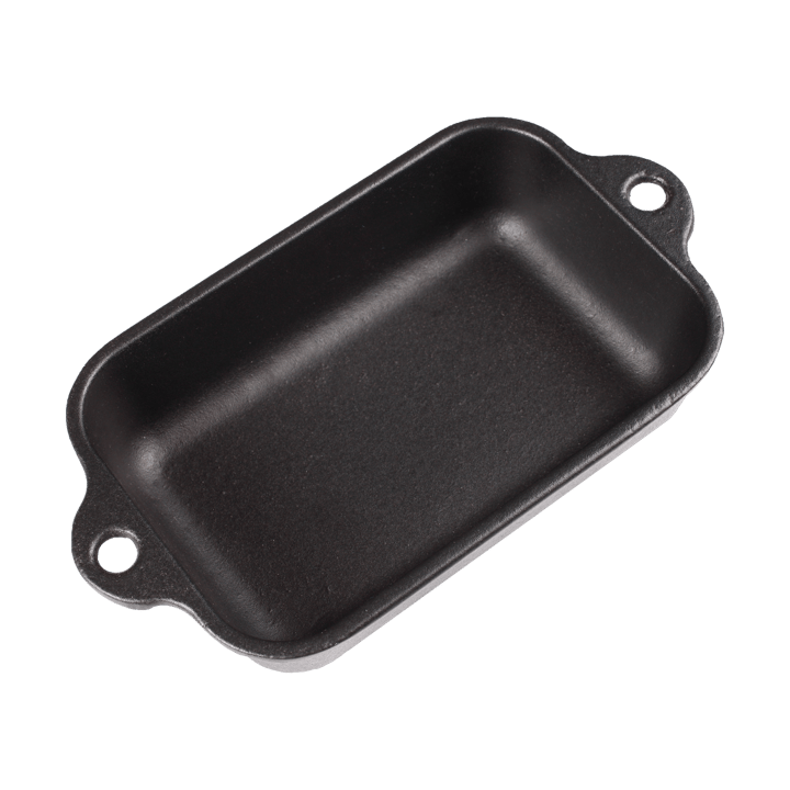 Plat à four en fonte émaillée 12x18 cm, Noir Victoria