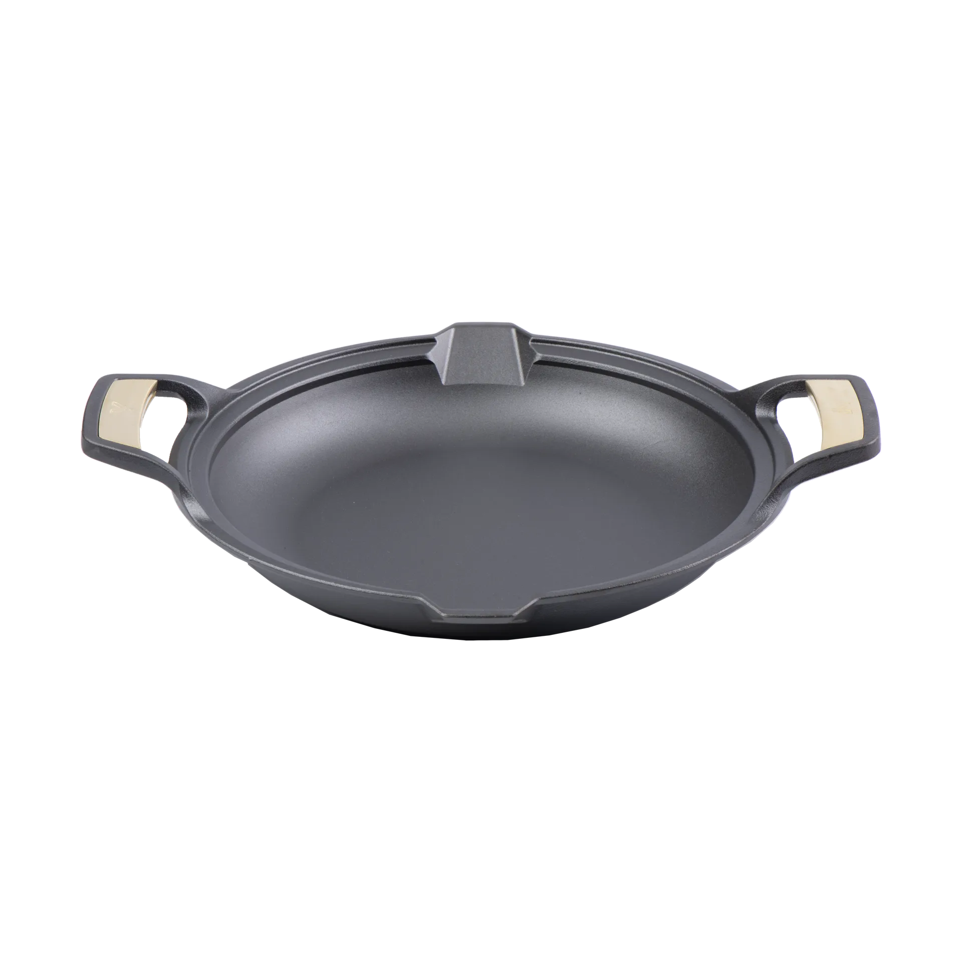 Poêle à paella Signature en fonte 33 cm, Noir Victoria