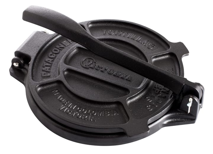 Presse à tortillas 16,5 cm fonte noire, Noir Victoria