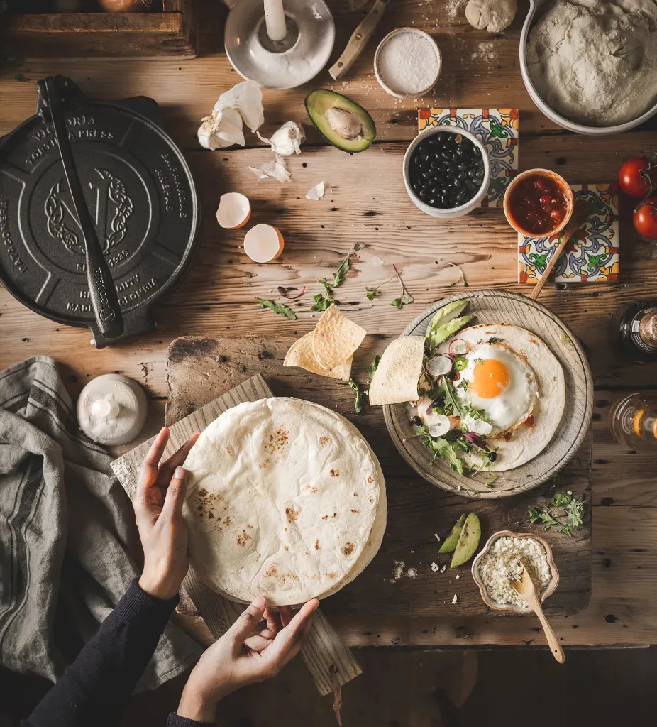 Presse à tortillas Heavy Duty Ø25 cm, Noir Victoria