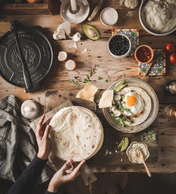 Presse à tortillas Heavy Duty Ø25 cm - Noir - Victoria