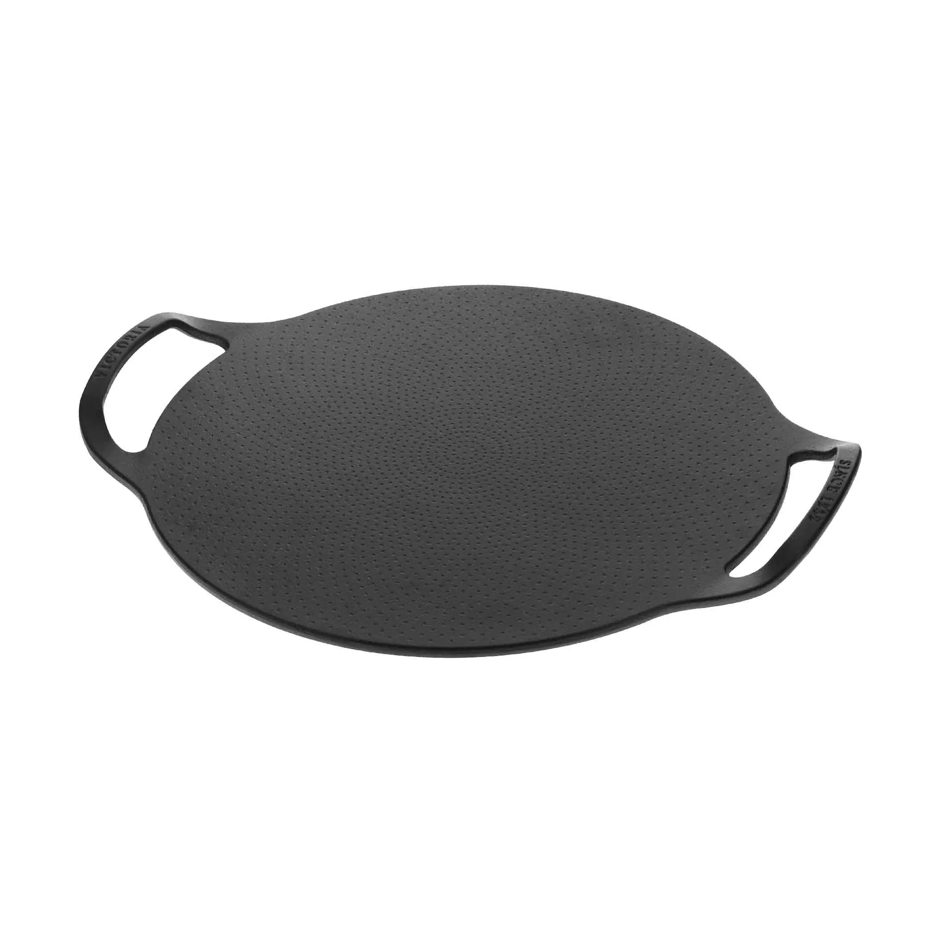 Victora pizza pan poêle en fonte à deux poignées émaillée, Ø38 cm Victoria