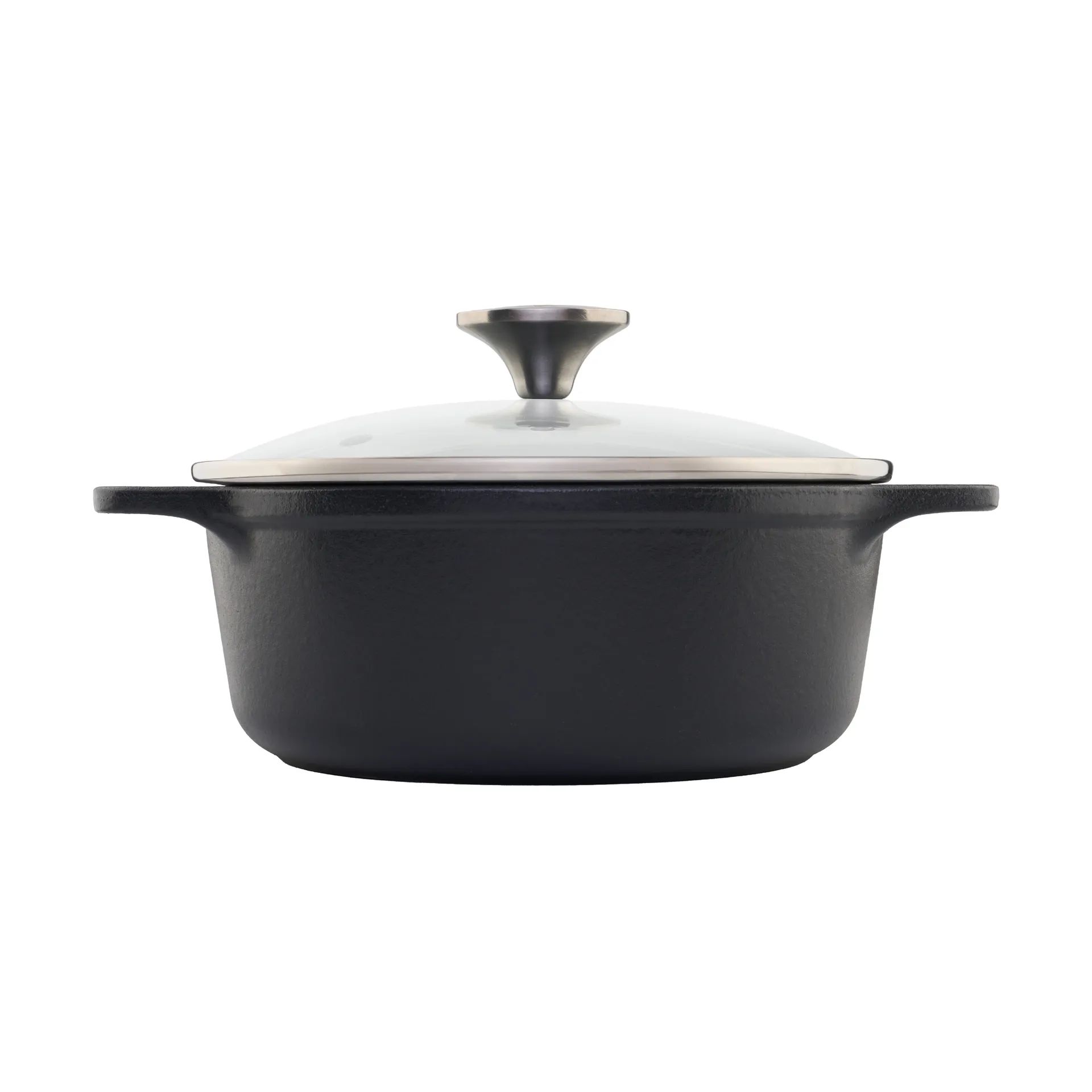 Victoria cocotte en fonte couvercle en verre pre-seasoned, 1,9 L Victoria