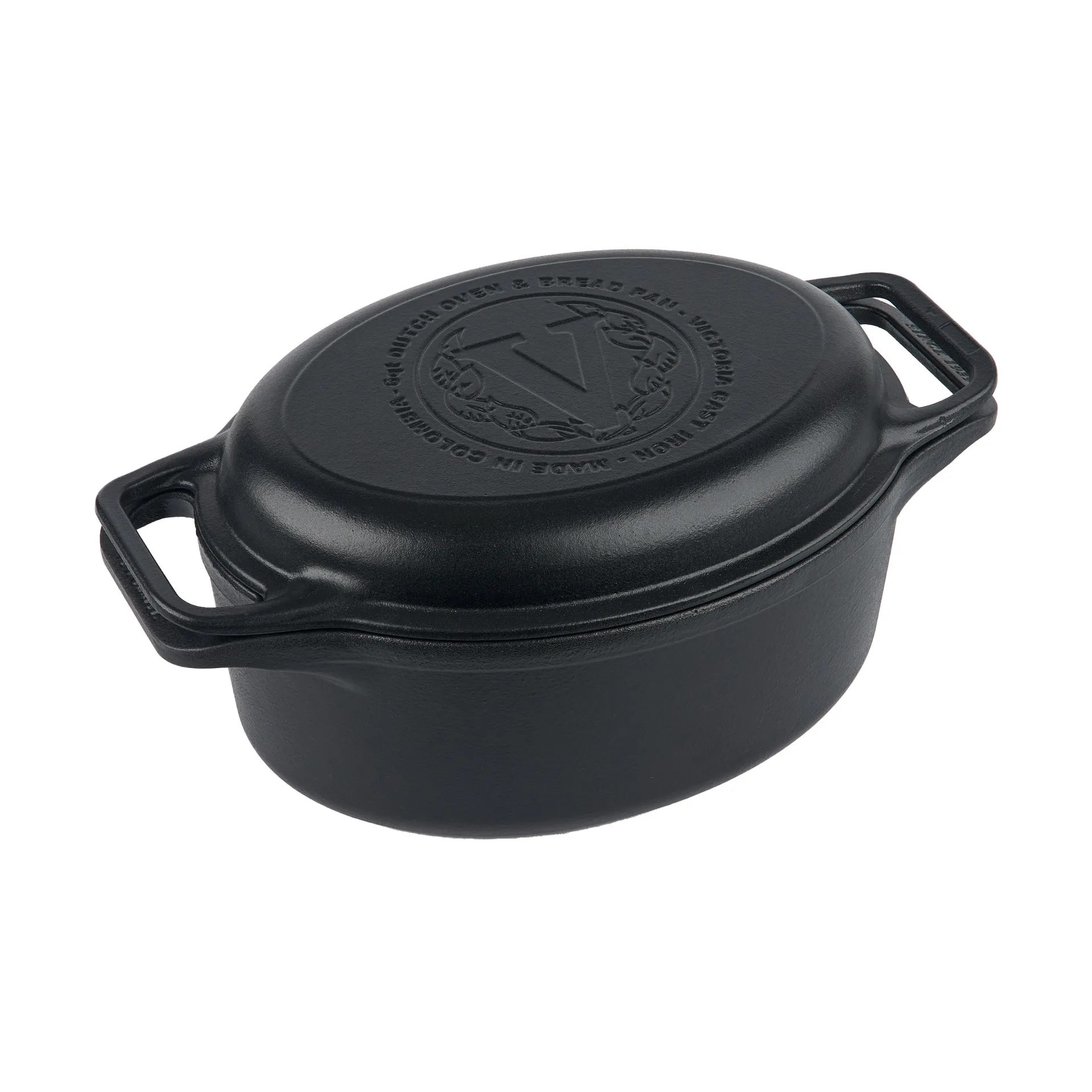 Victoria cocotte et moule à pain en fonte émaillée, 2 pièces Victoria