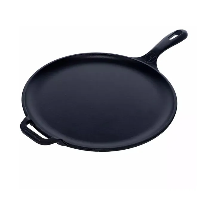 Victoria Comal poêle en fonte pré-assaisonnée - Ø30 cm - Victoria