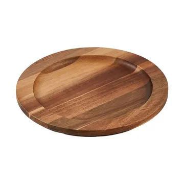Victoria dessous-de-plat rond en bois d’acacia - 21,5x16,6 cm - Victoria