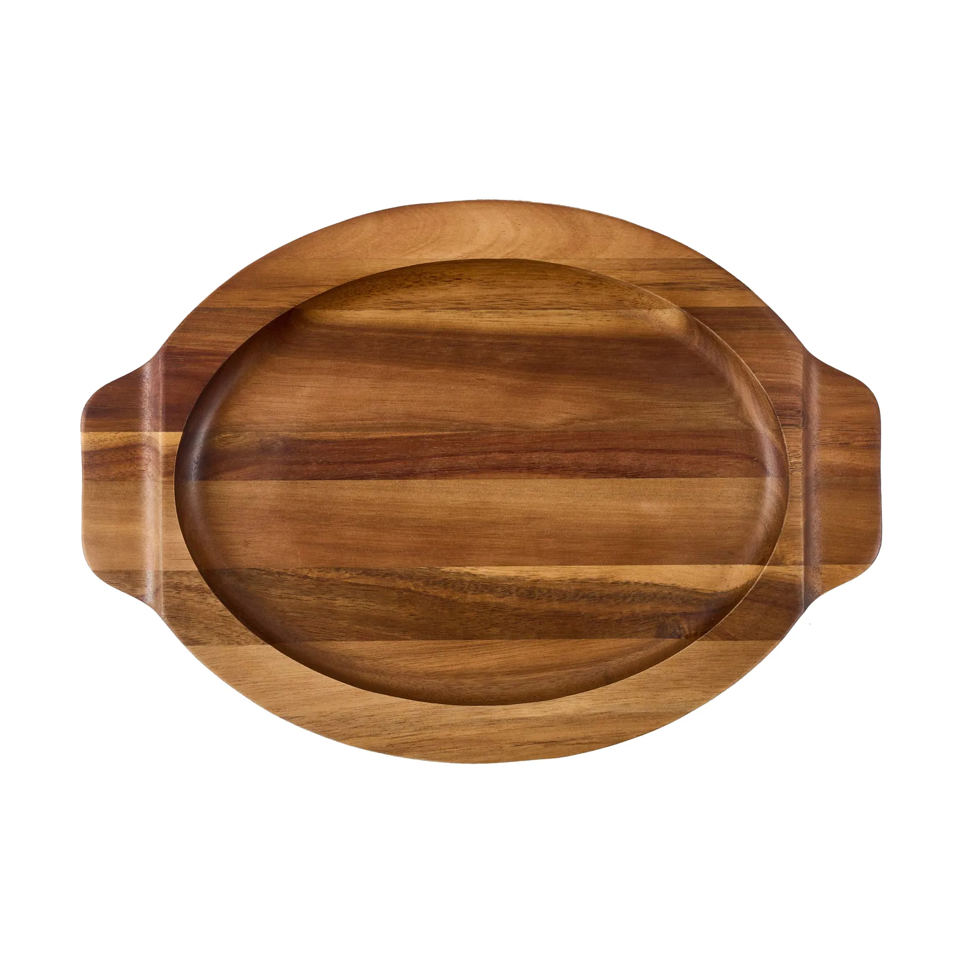 Victoria plat de service ovale en acacia, 29,4x19 cm Victoria