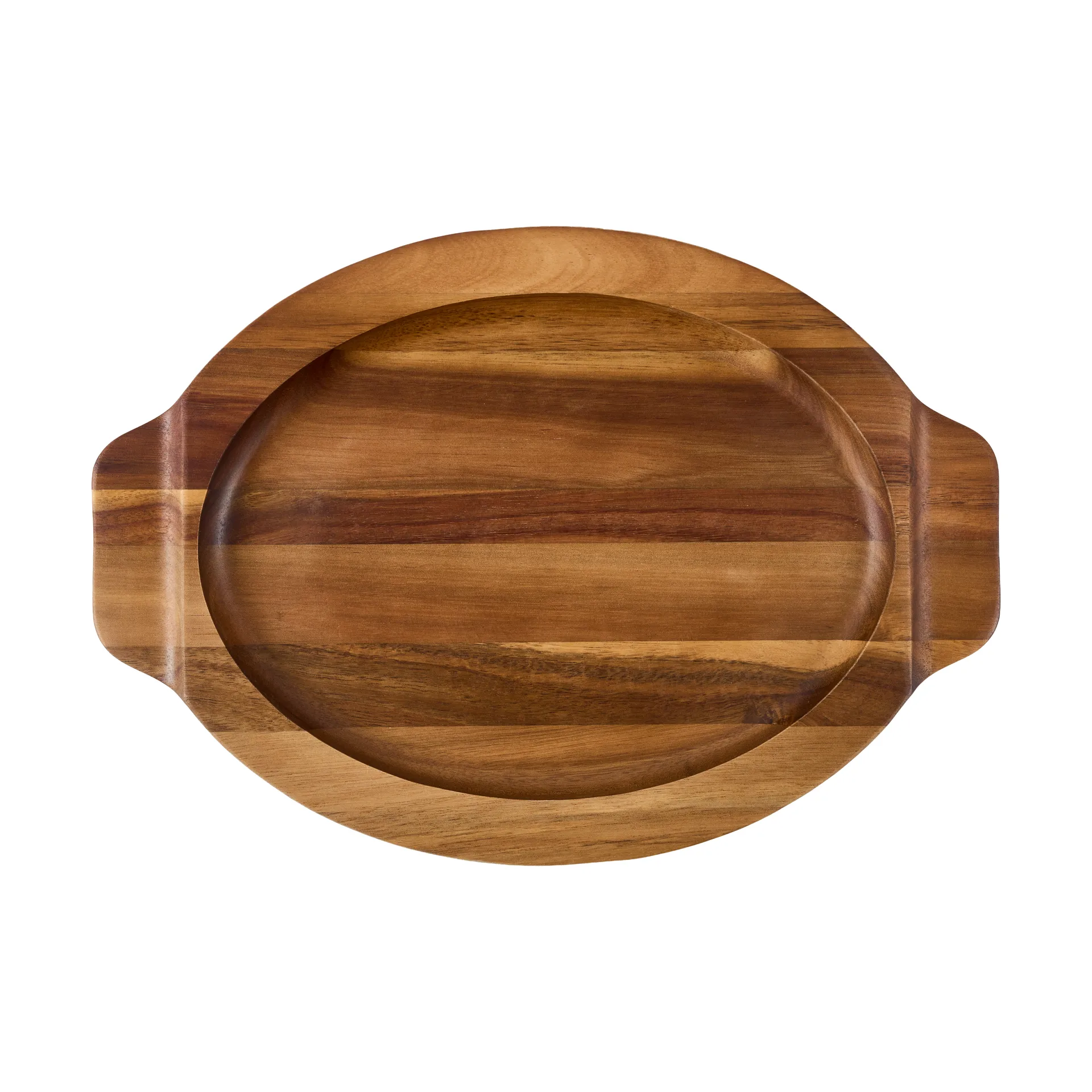 Victoria plat de service ovale en acacia, 29,4x19 cm Victoria