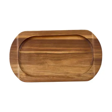Victoria sous-plat ovale pour plaque de cuisson en acacia - 34,3x16,4 cm - Victoria