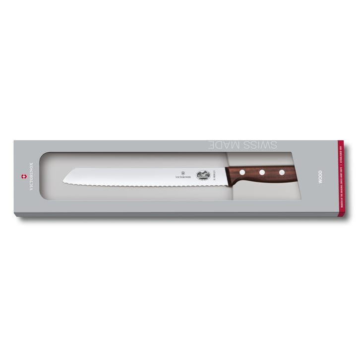 Couteau à pain Wood 21 cm - Acier inoxydable-érable - Victorinox