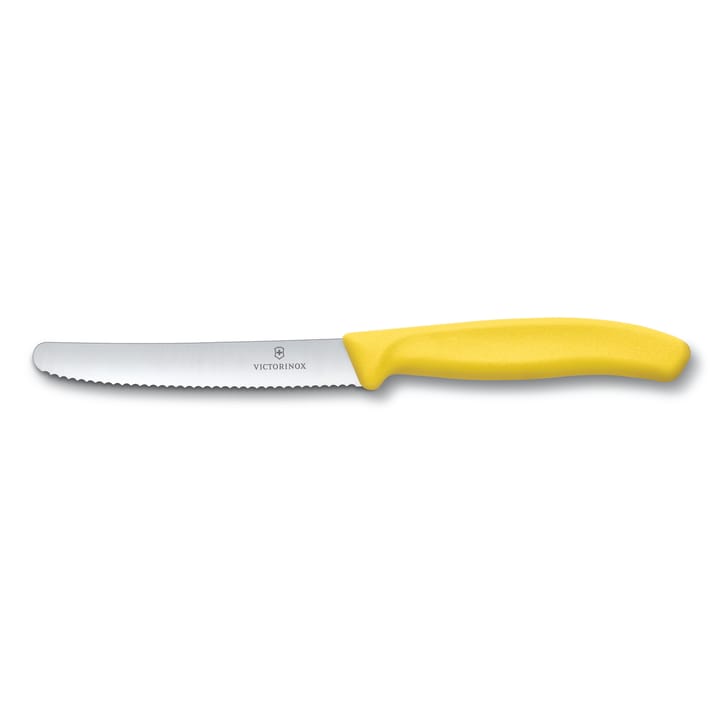 Couteau à saucisse/à tomates Swiss Classic 11 cm - Jaune - Victorinox