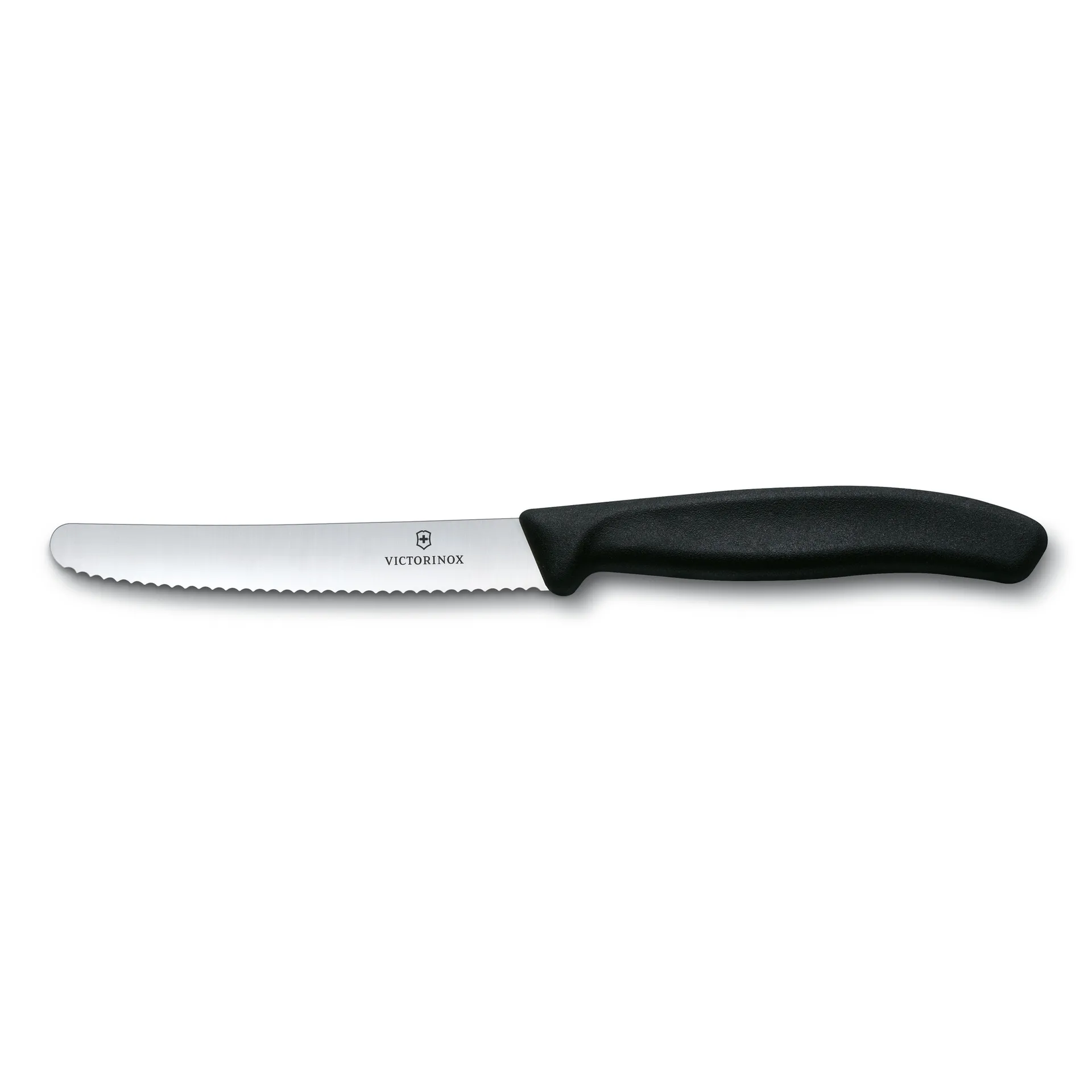 Couteau à saucisse/à tomates Swiss Classic 11 cm, Noir Victorinox