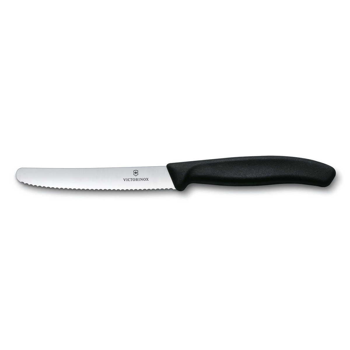 victorinox couteau à saucisse/à tomates swiss classic 11 cm noir
