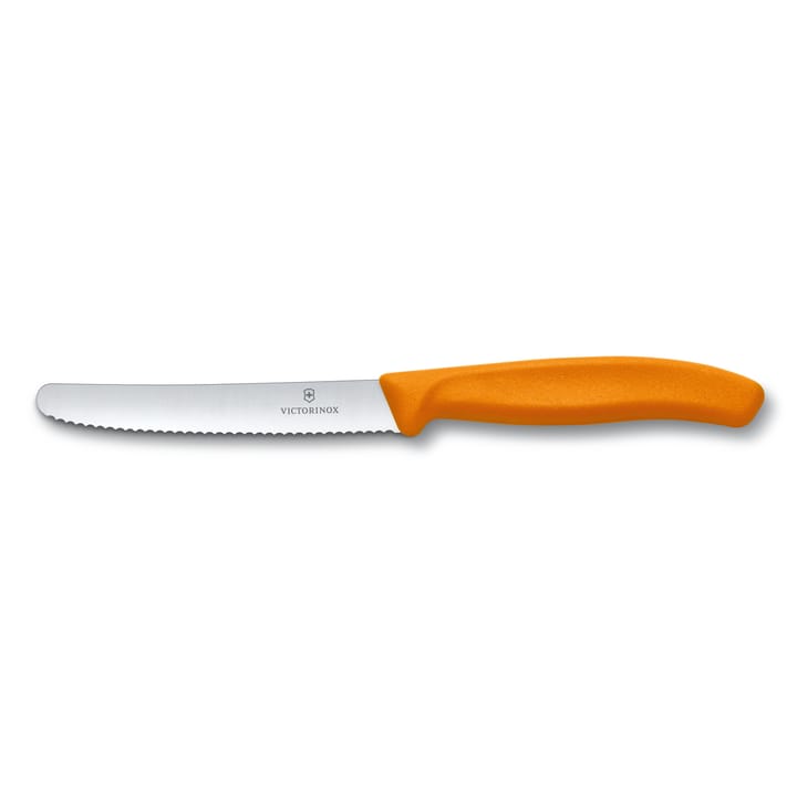 Couteau à saucisse/à tomates Swiss Classic 11 cm - Orange - Victorinox