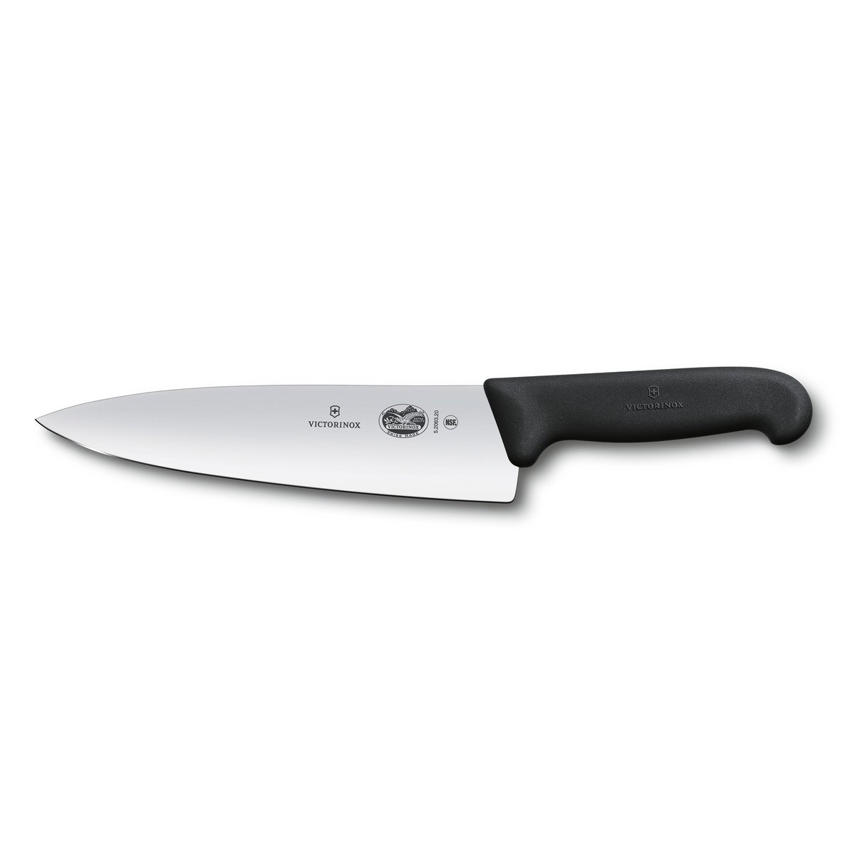 victorinox couteau de cuisine extra large fibrox 20 cm acier inoxydable