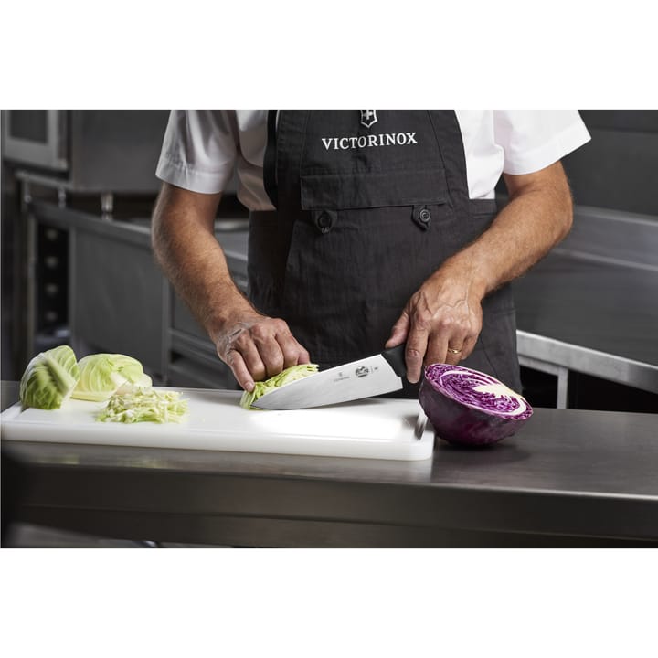 Couteau de cuisine extra large Fibrox 20 cm - Acier inoxydable - Victorinox