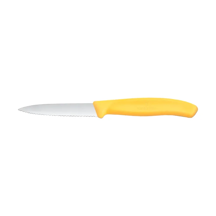 Couteau d'office Victorinox Swiss Classic dentelé 8 cm - Jaune - Victorinox