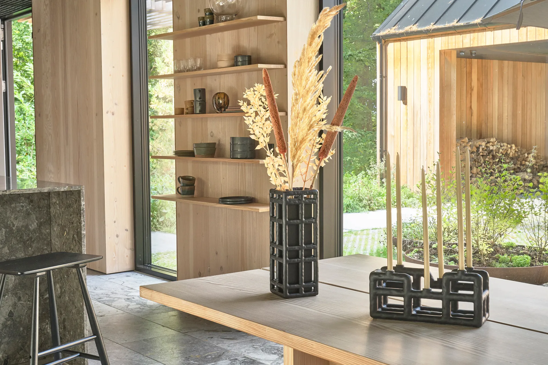 Assiette Evig Ø 20 cm, lot de 2, Marron Villa Collection