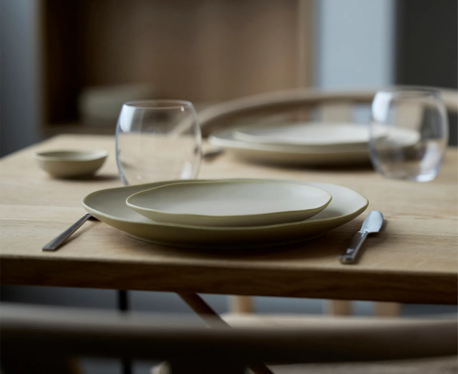 Assiette Shoku Ø20 cm, Warm Brown Villa Collection