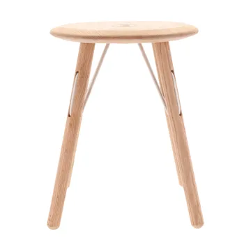 Barv tabouret rond 45xØ37,7 cm - Chêne massif non traité - Villa Collection