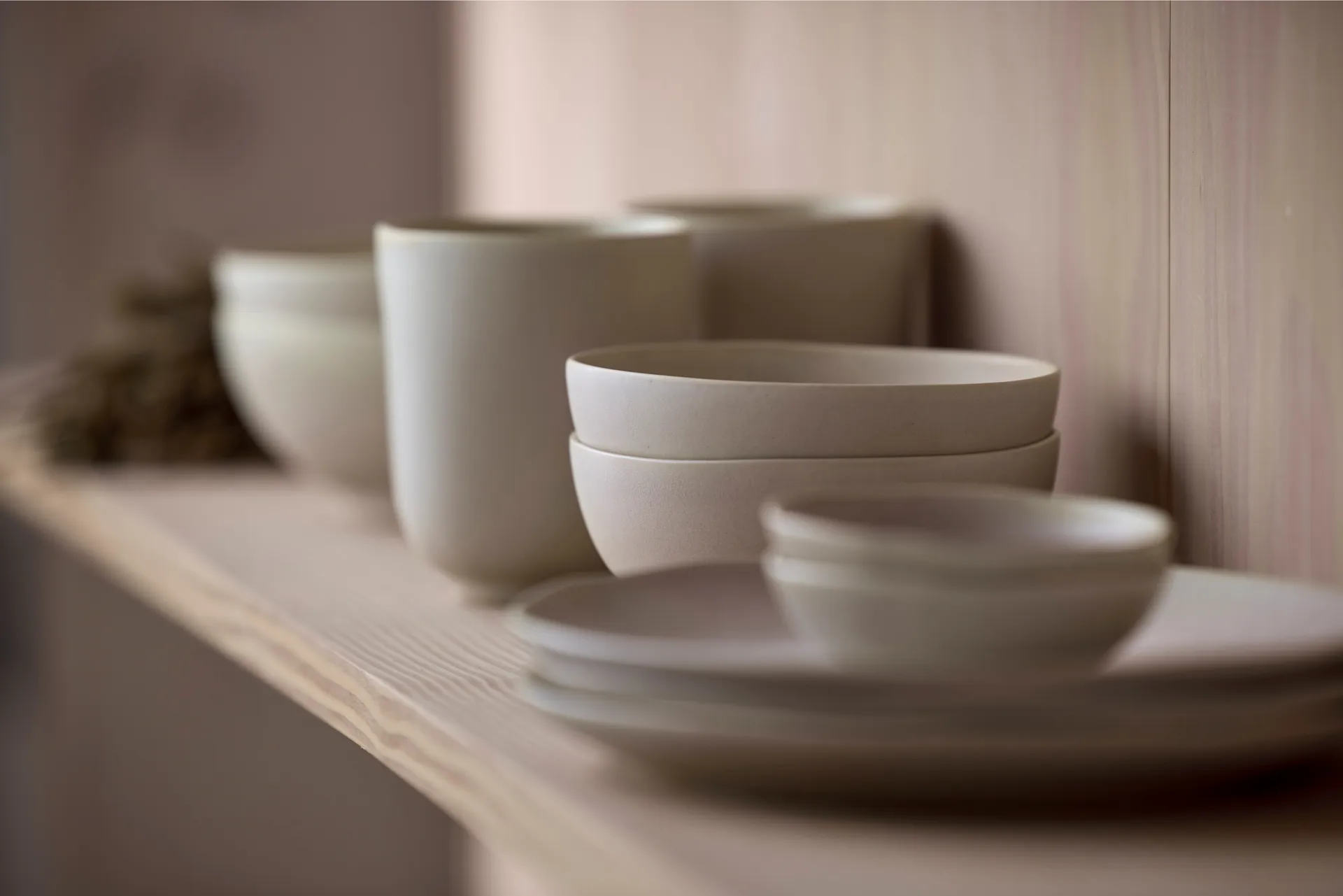 Bol à sauce soja Shoku Ø9 cm, Beige Villa Collection