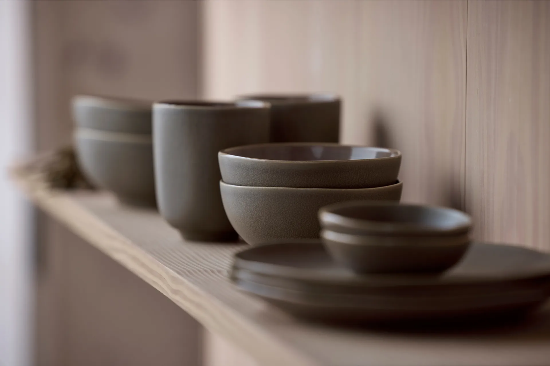 Bol à sauce soja Shoku Ø9 cm, Warm Brown Villa Collection