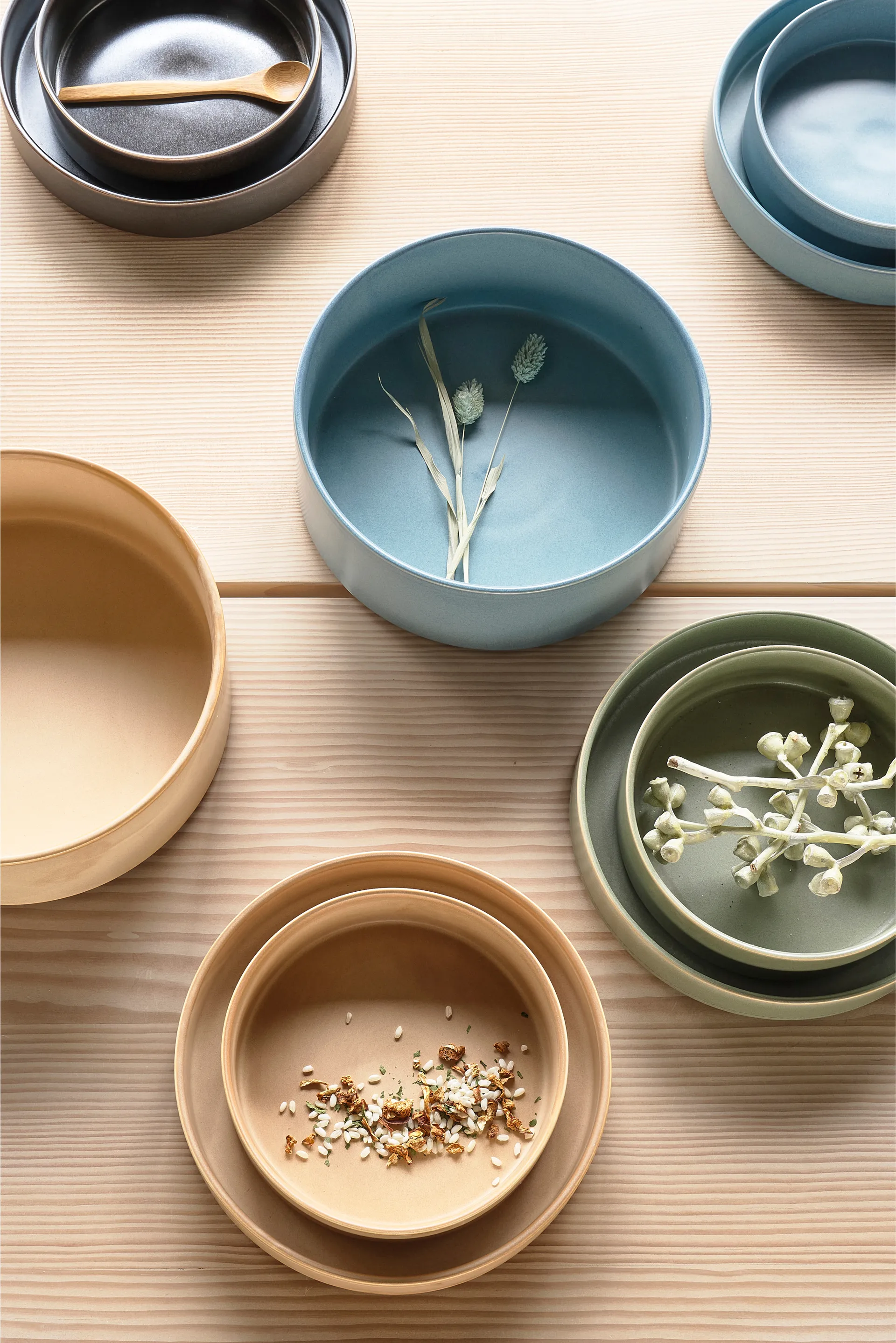 Bol de service Fjord Ø18 cm, Blue Villa Collection