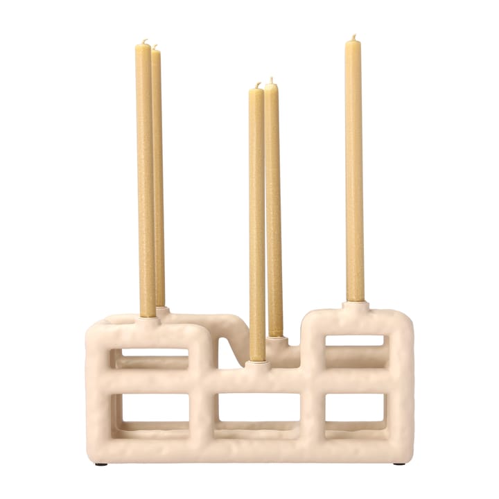 Bougeoir Lyng 6 bougies, Sable Villa Collection