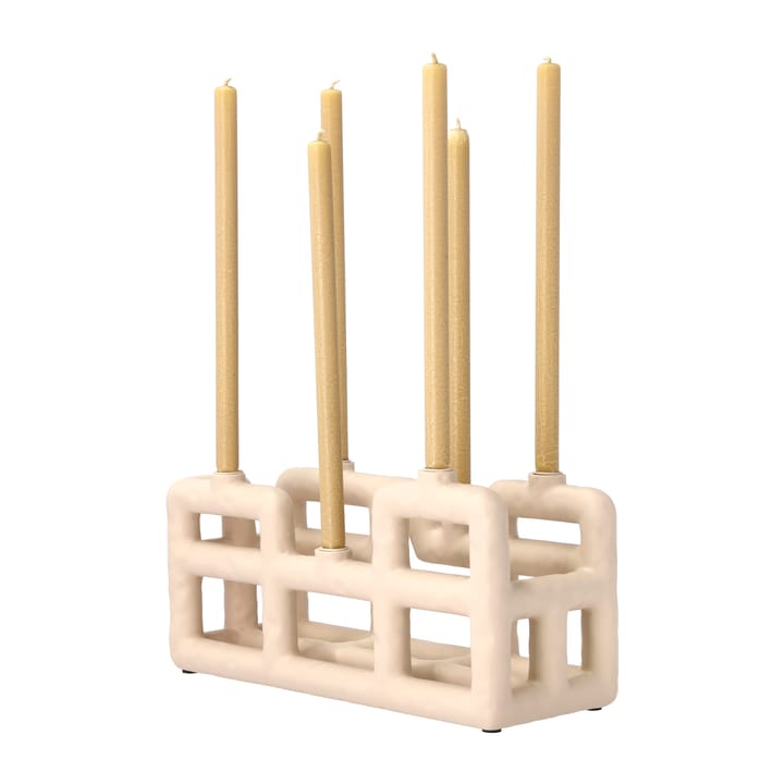 Bougeoir Lyng 6 bougies, Sable Villa Collection