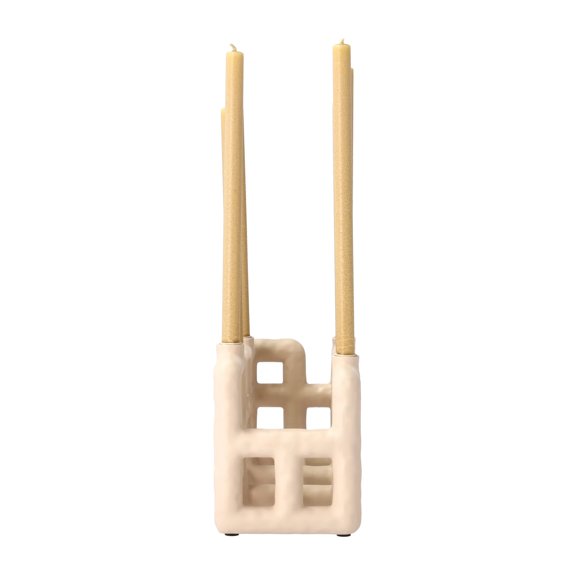 Bougeoir Lyng 6 bougies, Sable Villa Collection