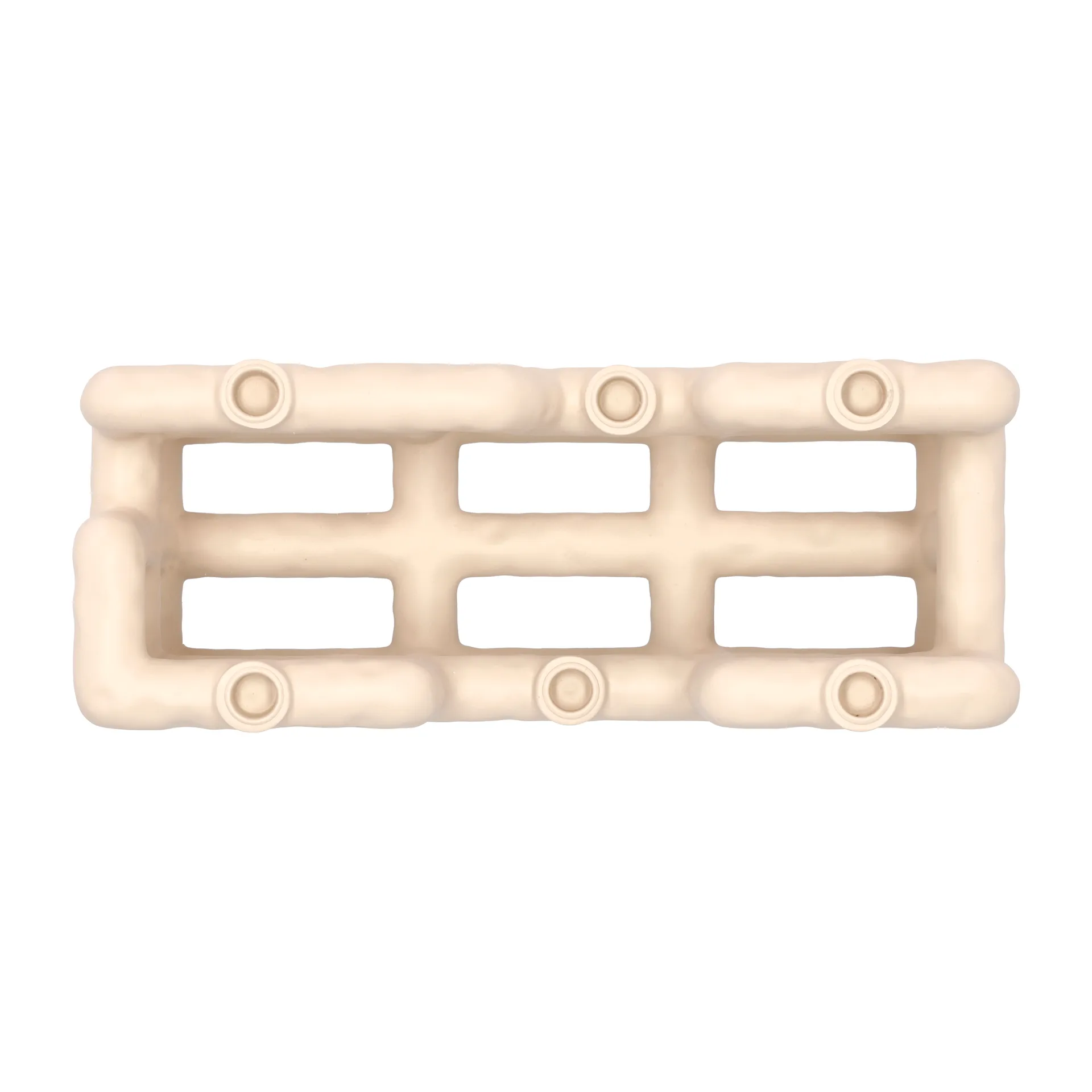 Bougeoir Lyng 6 bougies, Sable Villa Collection