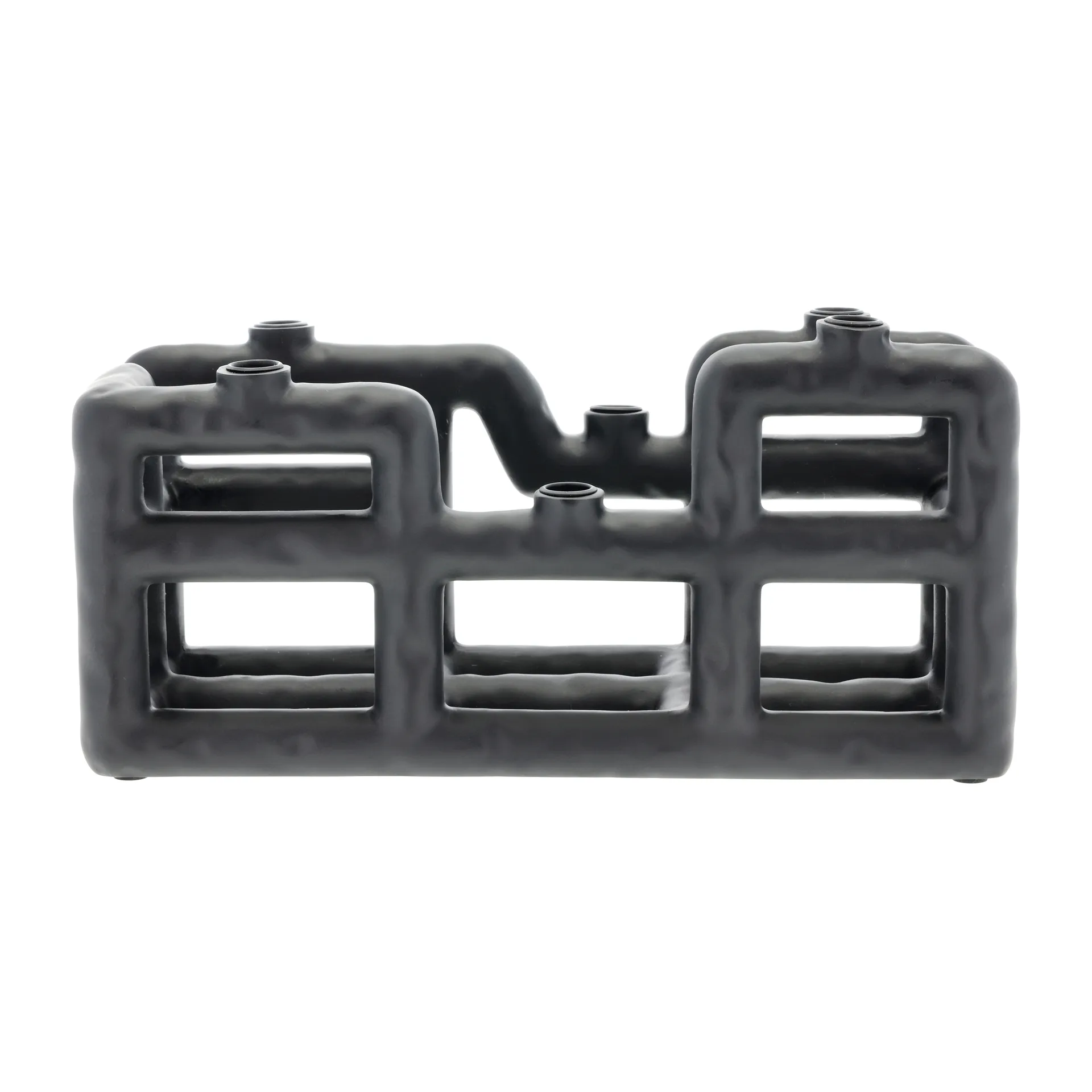 Bougeoir Lyst 6 bougies, Noir Villa Collection