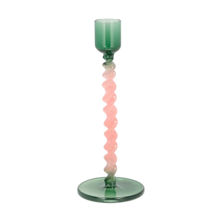 Bougeoir Styles 16,3 cm - Green-pink - Villa Collection