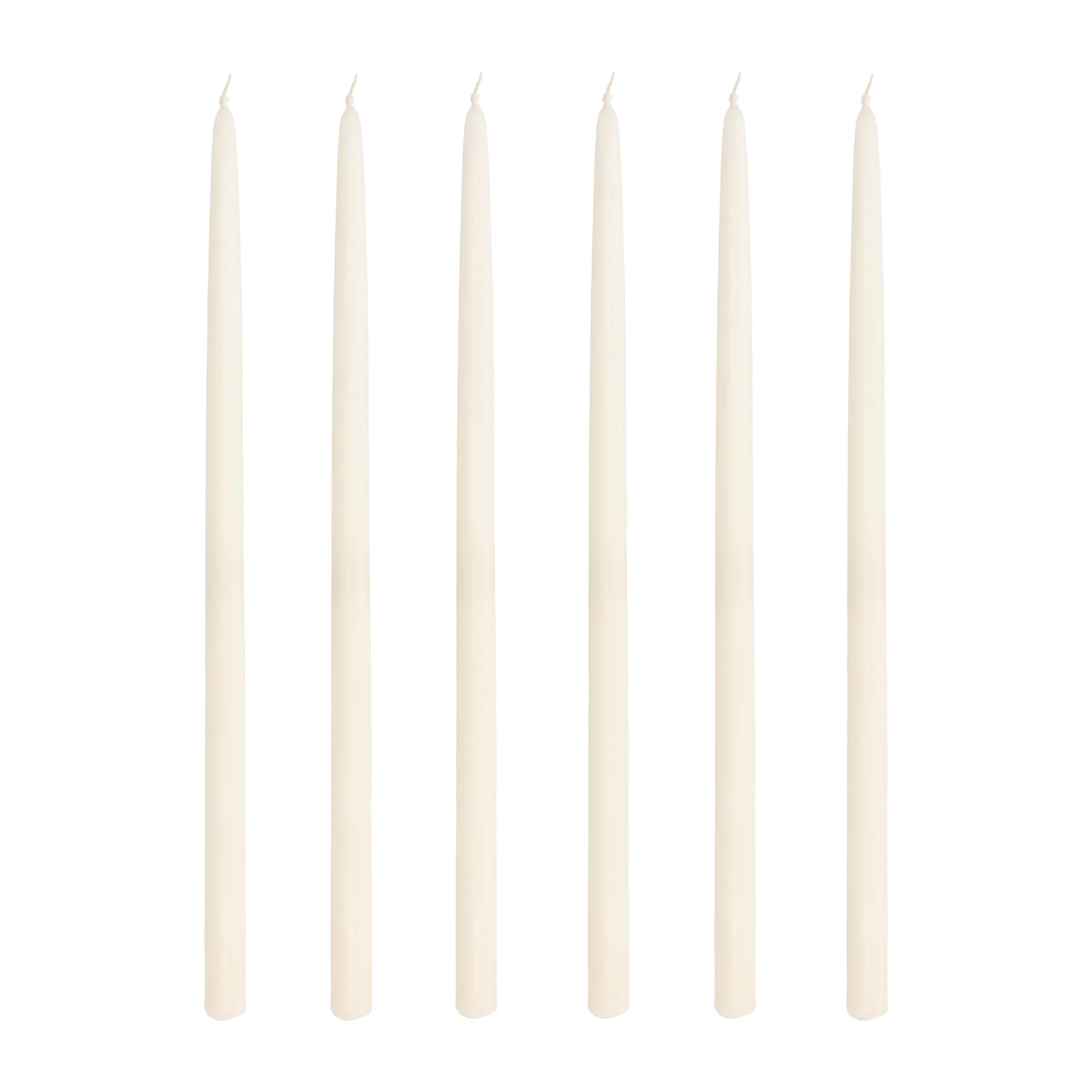 Bougie d'arbre de Noël Altri 30 cm, lot de 6, Cream Villa Collection