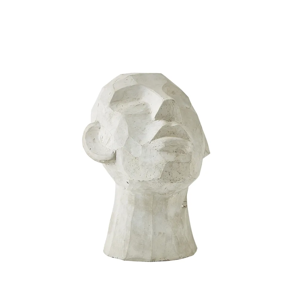 Décoration Head, Gris, moyen Villa Collection