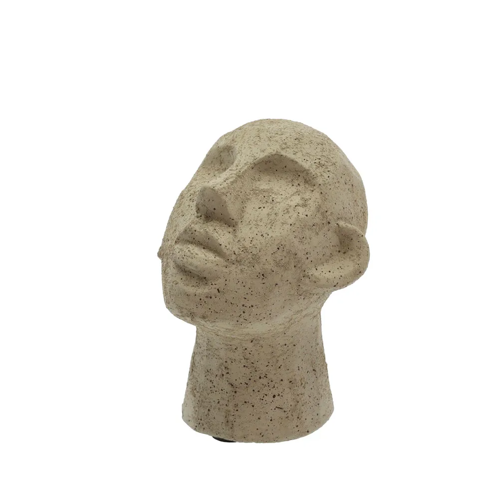 Décoration Head, Vert olive clair, moyen Villa Collection