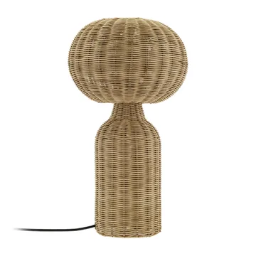 Lampe de table en rotin naturel Vinka Ø30 - Natur - Villa Collection