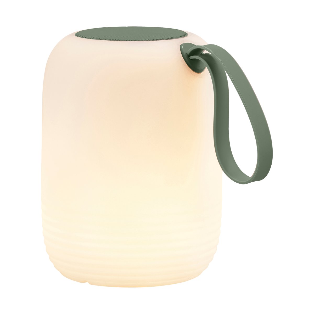 villa collection lampe led avec haut-parleur hav portable ø12,5 cm white-green