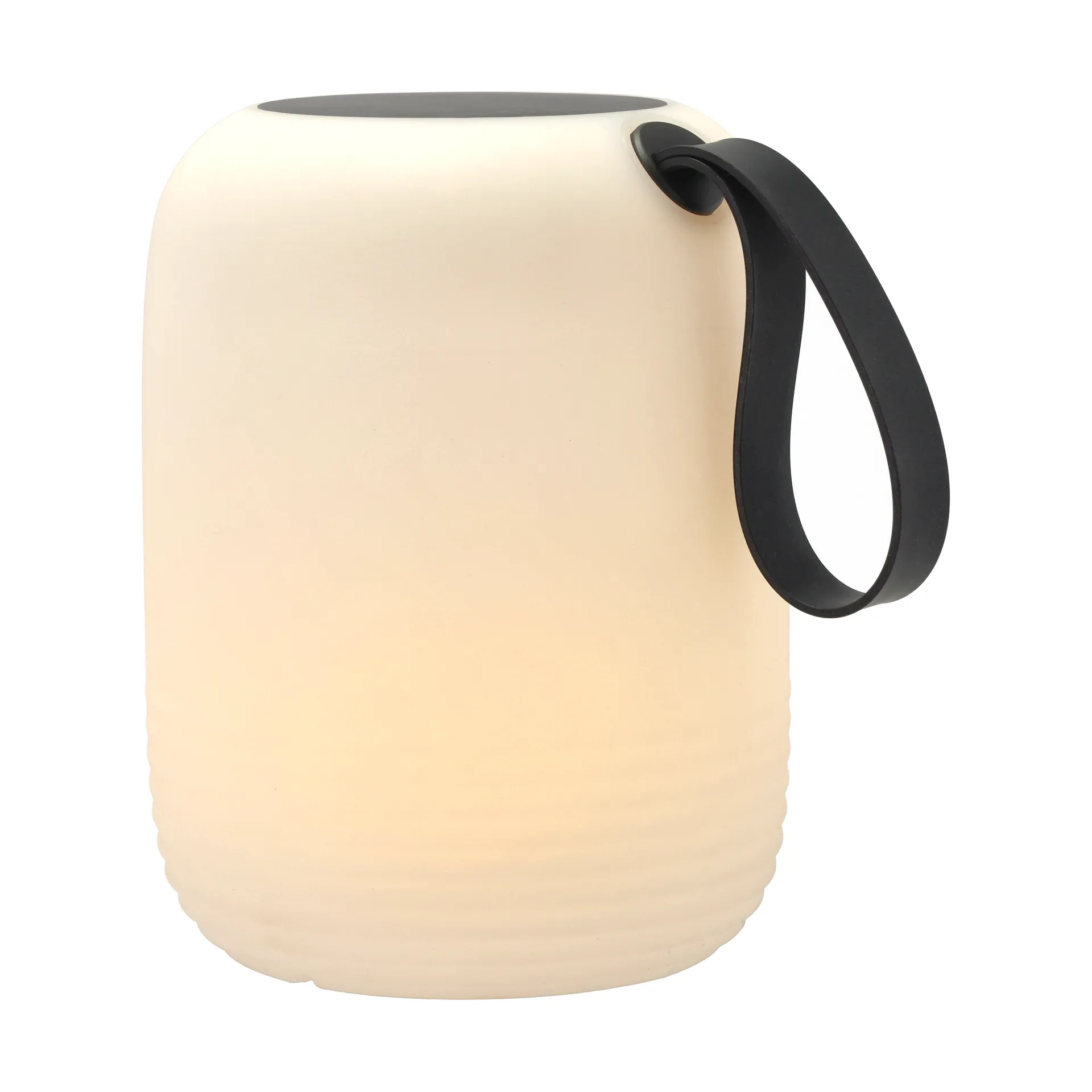 Lampe lounge solaire Hav Ø21 cm, Blanc-noir Villa Collection