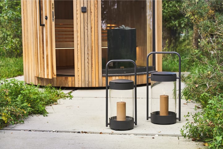 Lanterne Ancona 62,7 cm, Noir Villa Collection
