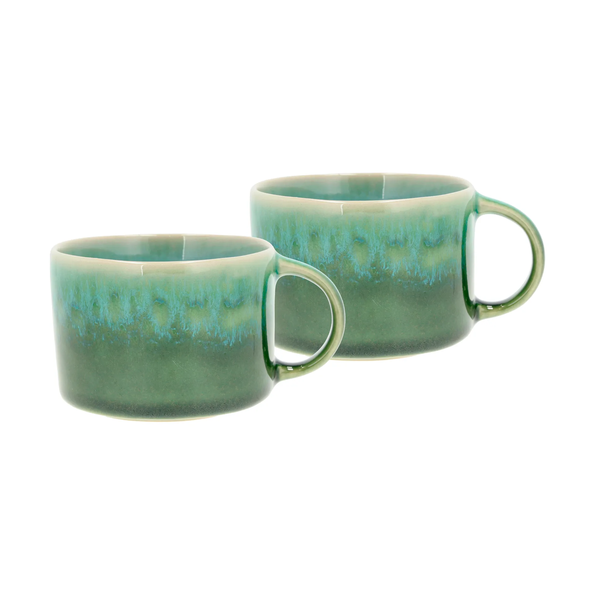 Mug à anse Styles 16 cl lot de 2, Black-blue Villa Collection