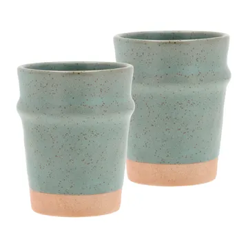 Mug Evig 35 cl, lot de 2 - Vert - Villa Collection