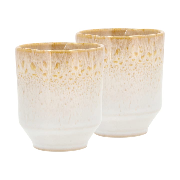 Mug Styles 18 cl lot de 2 - Creme-sand - Villa Collection