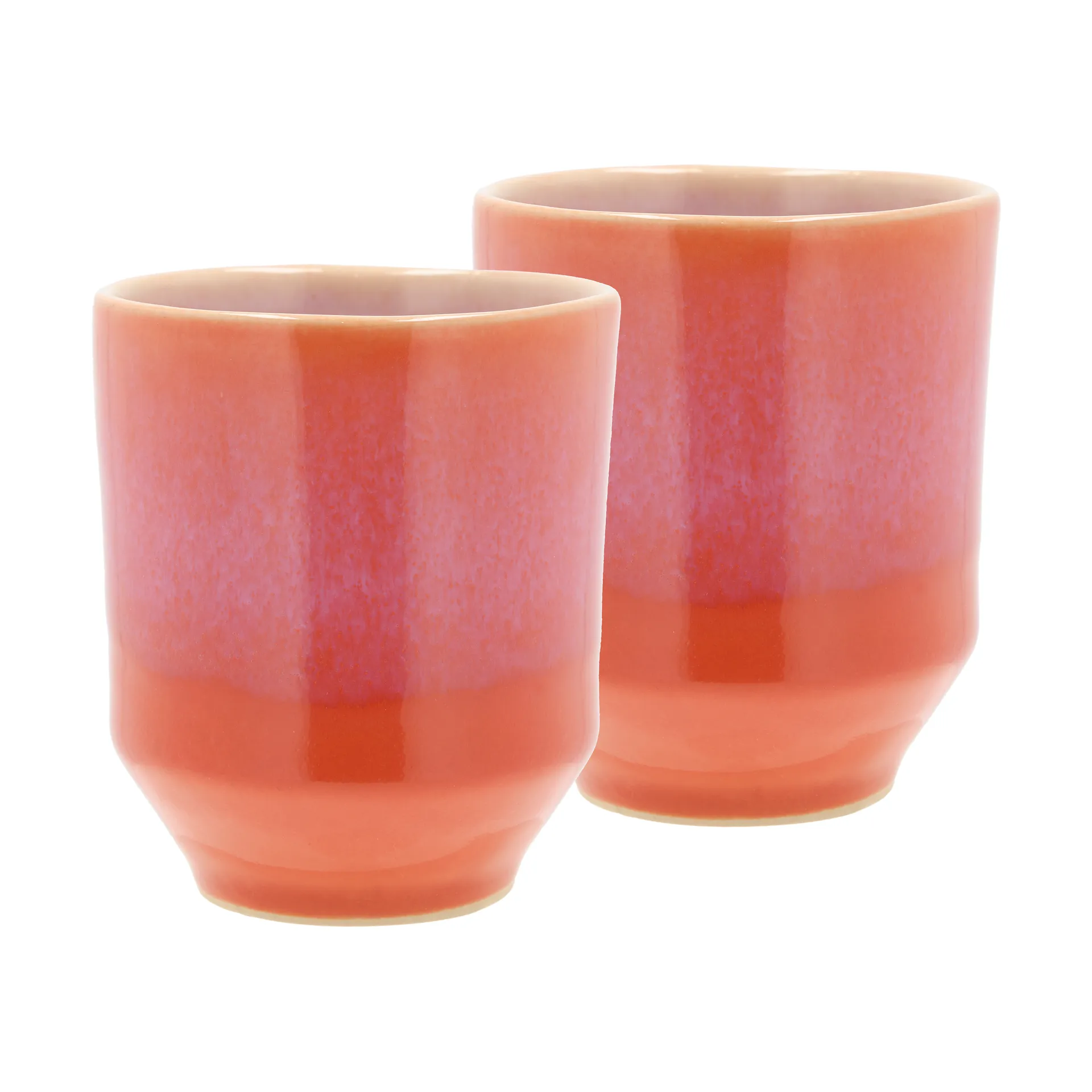 Mug Styles 18 cl lot de 2, Lilas-orange Villa Collection