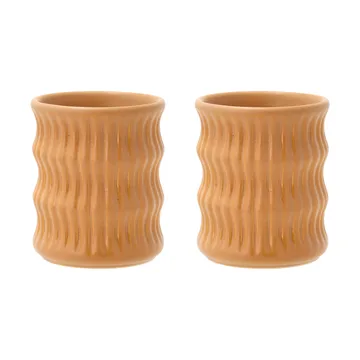 Mug Styles avec motif cannelé 30 cl lot de 2 - Amber - Villa Collection