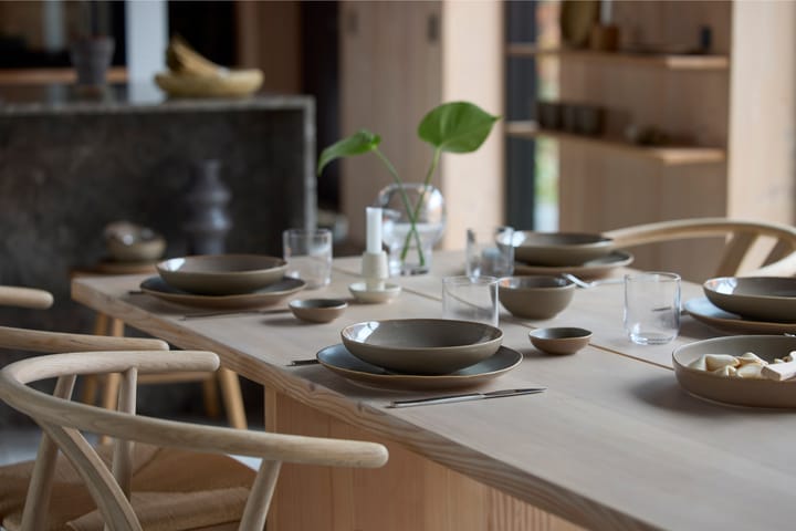 Plat de service Shoku Ø28 cm, Warm Brown Villa Collection