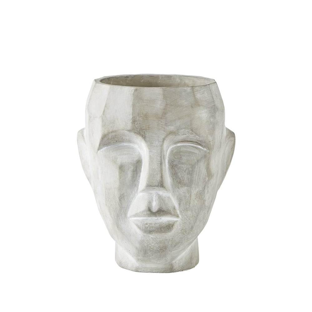 Villa Collection Pot Head Gris | Design Scandinave | Cache-pots | Gris